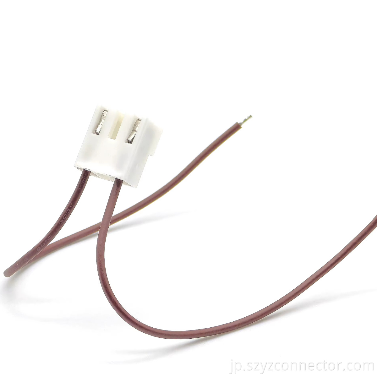 シングルエンドクリンプされたVH3.96端子ワイヤーセンター空のピンブラウンL200mm 3p Single-Ended Crimped VH3.96 Terminal Wire Center Empty Pin Brown L200mm 3P